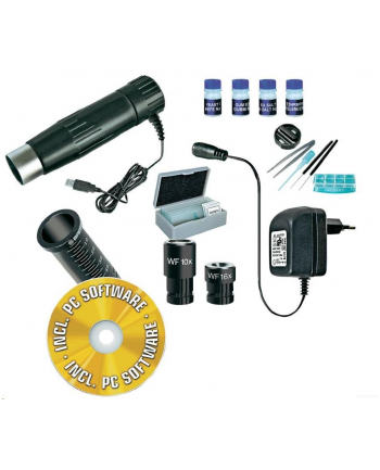 Bresser Optik Mikroskop USB, powiększenie 40x-1024x