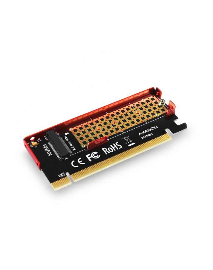Axagon Adapter wewnętrzny PCIe x16 M.2 NVMe M-key (PCEM2S) główny
