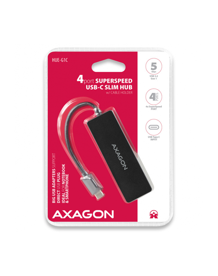Axagon 4x USB 3.2 Gen 1 SLIM (HUE-G1C) główny