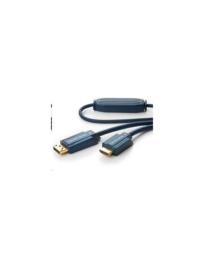 clicktronic DisplayPort, HDMI-Kabel przyłączeniowy złącze męskie DisplayPort do złącze mę (40849707247) główny