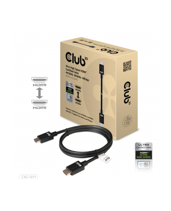 Kabel Club 3D HDMI-Kabel A -> A 2.1 Ultra High Speed 10K HDR 1m