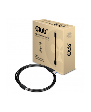 Club 3D USB C/USB A 1m Czarny (CAC-1523)
