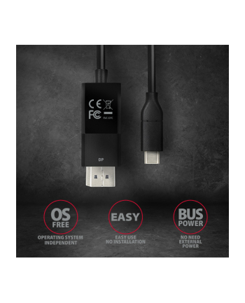 AXAGON AXAGON RVC-DPC USB-C > DP KABEL 1.8M  (RVCDPC)