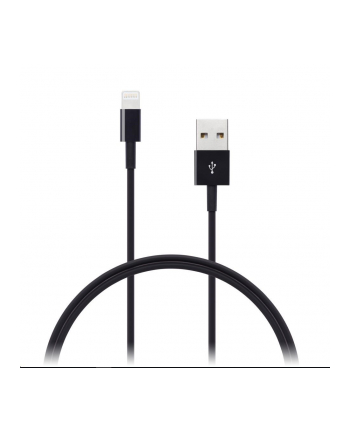 Connect IT przewód Wirez Apple Lightning - USB, czarny, 1m (CI-415)