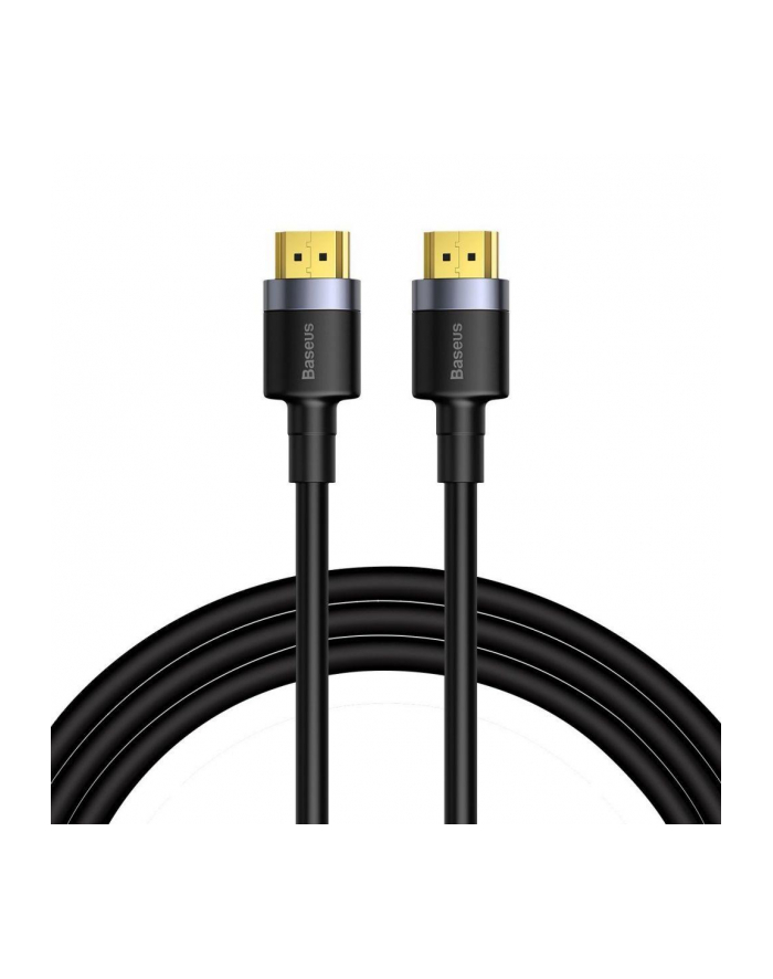 Baseus Kabel Hdmi 2.0 Cafule 4K 3D 2M Czarno-Szary (CADKLFF01) główny