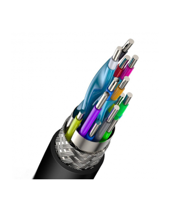 Kabel Baseus Cafule 4KHDMI do 4KHDMI 3m Czarny