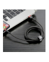 Baseus Cafule Cable wytrzymały nylonowy kabel przewód USB / Lightning QC3.0 2A 3M czarno-czerwony (CALKLF-R91) - nr 21
