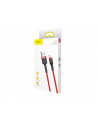 Baseus Cafule Cable wytrzymały nylonowy kabel przewód USB / Lightning QC3.0 2A 3M czarno-czerwony (CALKLF-R91) - nr 2