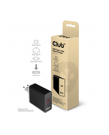 Club 3D power adapter Czarny (CAC1901EU)