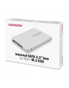 AXAGON KIESZEŃ  AXAGON RSS-M2SD, SATA - M.2 SATA SSD, WEWNĘTRZNY 2.5'' ALU BOX DO ZMIANY (RSSM2SD) - nr 19