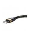 Baseus Cafule Cable wytrzymały nylonowy kabel przewód USB / Lightning QC3.0 2.4A 1M czarno-złoty (CALKLF-BV1) - nr 10