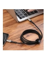 Baseus Cafule Cable wytrzymały nylonowy kabel przewód USB / Lightning QC3.0 2A 3M czarno-złoty (CALKLF-RV1) - nr 10
