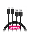 Kabel Connect IT Wirez USB/USB-C, 1m (2 ks v balení) (CCA-5006-BK) Czarny - nr 1