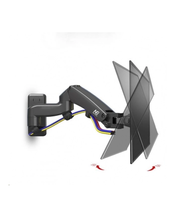 FIBER NOVELTY NB - SOLIDNY, OBROTOWY, ŚCIENNY UCHWYT NA SPRĘŻYNIE GAZOWEJ DO MONITORÓW I TELEWIZORÓW LCD, LED 17'' - 27'' F150B