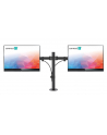 Uchwyt Connect IT TwinArm Basic Alfa na 2 monitory 13'' až 32'', nosnost 2x8 kg (CMF-3203-BK) Czarny - nr 2