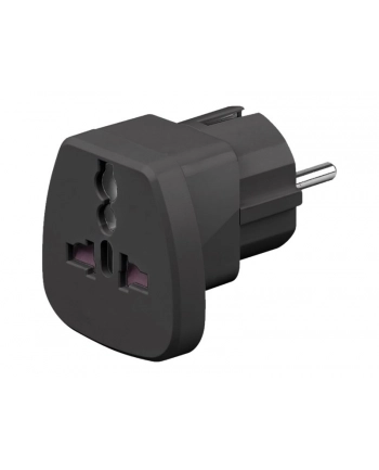 Pro Travel adapter to CEE7/7 - Black (4040849940286) nr 2