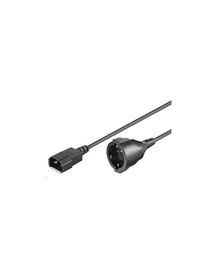 Goobay Kabel Przedłużający Do Ups Iec C14 Schuko (Type F, Cee 7/7) 1,5M (55528) główny