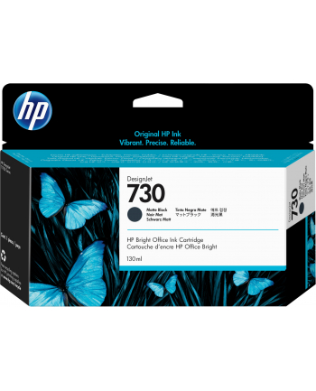 HP wkład atramentowy 730 [P2V65A] MATTE Czarny 130ML oryginalny