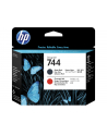 HP 744 Czerwony chromatyczny, Czarny matowy (F9J88A) - nr 2