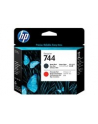HP 744 Czerwony chromatyczny, Czarny matowy (F9J88A) - nr 7