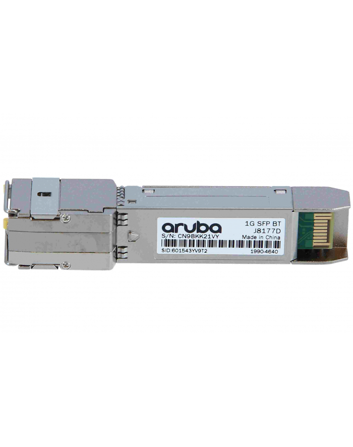 HP J8177D - Aruba 1G SFP RJ45 T 100m Cat5e XCVR (J8177D) główny