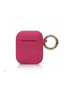 Guess Silicone Case AirPods Fuchsia (GUACCSILGLFU) - nr 1