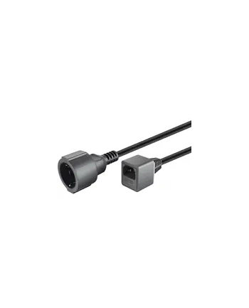 Goobay Kabel Przedłużający Do Ups Iec C14 Schuko (Type F, Cee 7/7) 1,5M (55528) nr 2