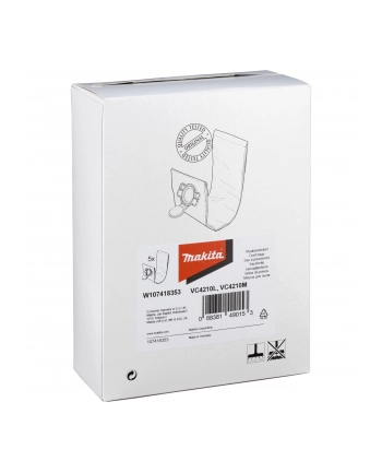 Makita VC4210L WORKI Z WŁÓKNINY, FLIZELINOWE 8253876040 nr 1