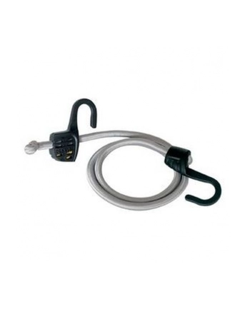 MasterLock Gumowa Linka Mocująca Z Hakiem Steelcor Adjustable 3138 9,5 Mm-100-150 Cm Srebrna 3138Eurdat nr 1