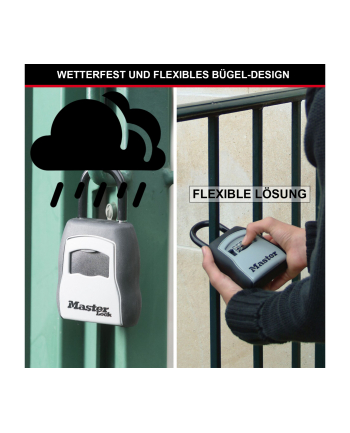 MasterLock Sejf Kasetka Na Klucze Z Zamkiem Szyfrowym I Szeklą (5400Eurd)