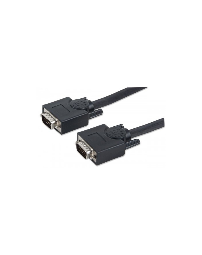 Manhattan VGA-Kabel przyłączeniowy złącze męskie VGA do złącze męskie VGA Czarny (66623337342) główny