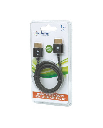 Manhattan HDMI-HDMI Czarny 1m (394352)