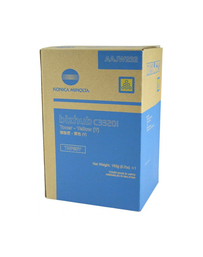 KONICA MINOLTA toner TNP-80Y   13000 PAGES   YELLOW   BIZHUB C3320I główny