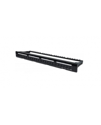 Intellinet Network Solutions Patch panel 19'' Blacnk 24 porty 1U Czarny (720427)