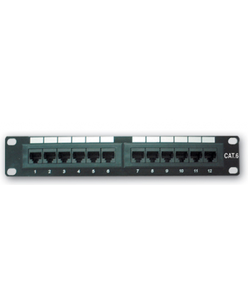 Lynx CS 10'' Patch panel 12port Cat5E UTP (LX12UC5E10IBK)