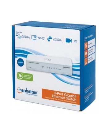 Manhattan Switch Sieciowy RJ45 (560696) nr 1