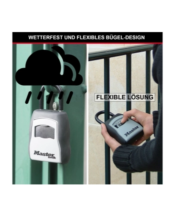 MasterLock Sejf Kasetka Na Klucze Z Zamkiem Szyfrowym I Szeklą (5400Eurd) nr 1