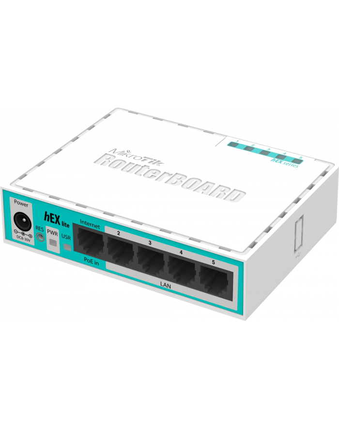 MikroTik MikroTik HEX LITE ROUTER RB750R2 5X RJ45 100MB  4752224000378 główny