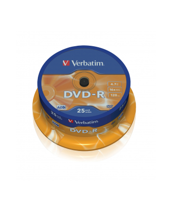 DVD-R VERBATIM 43522 4.7GB 16x CAKE 25 SZT