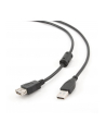 KABEL USB 2.0 A-A M/F 4.5M PRZEDŁUŻACZ FERRYT - nr 7