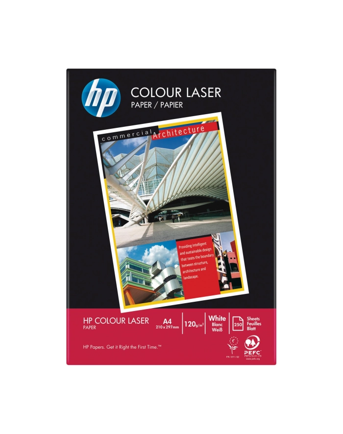 PAPIER A4 SATYNOWY HP COLOUR LASER 120g główny