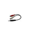 KABEL STEREO MINIJACK->2X CHINCH(F) 0.2M - nr 3