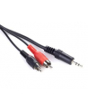 KABEL MINIJACK-2XRCA (CHINCH) M/M 0.2M - nr 2