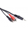 KABEL MINIJACK-2XRCA (CHINCH) M/M 0.2M - nr 6