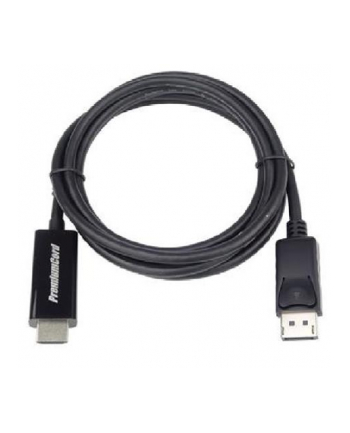 Kabel Premiumcord DisplayPort HDMI 1 Czarny (kportadk04-01)