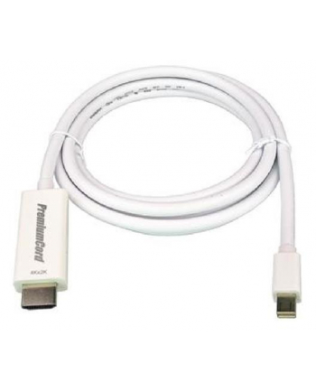 Premiumcord Kabel Premiumcord Premiumcord Kabel mini DisplayPort 1.2 na HDMI 2.0, pro rozlišení 4Kx2K@60Hz, 1m (KPORTADMK0401)