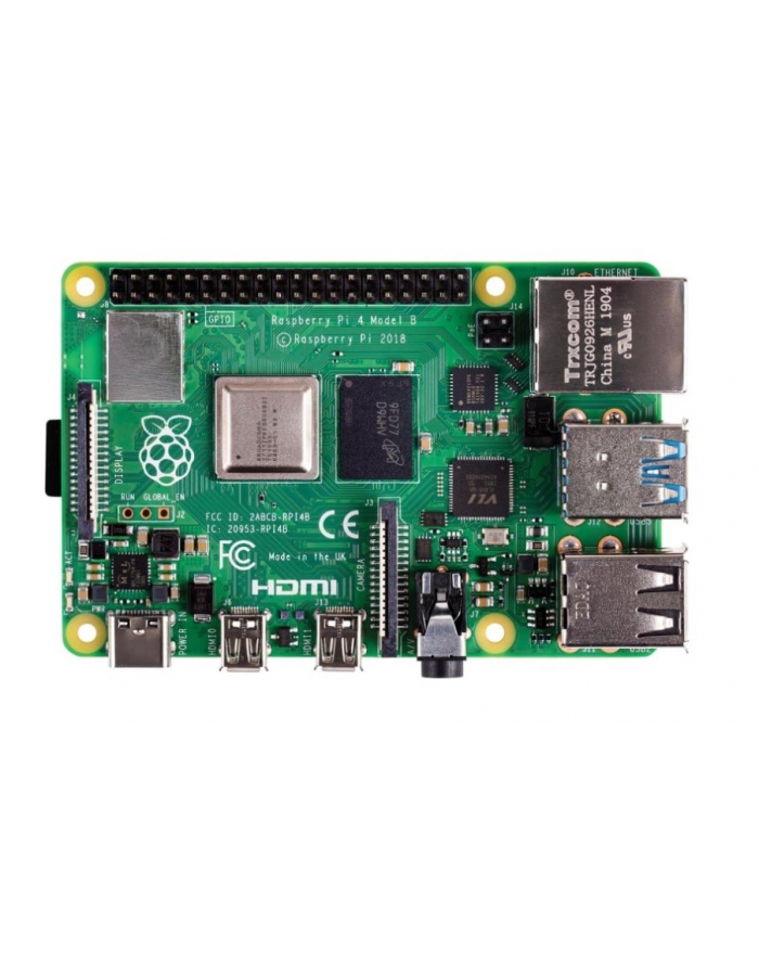 Raspberry Pi 4 MODEL B 8GB RAM WIFI + 4 RADIATORY 9321160732 główny