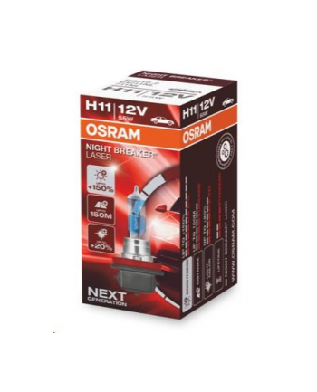 Żarówki Osram H11 Night Breaker Laser +150% (2 sztuki)