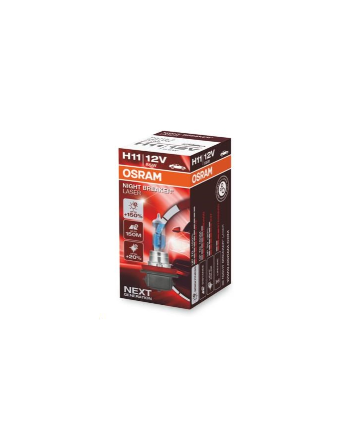 Żarówki Osram H11 Night Breaker Laser +150% (2 sztuki) główny