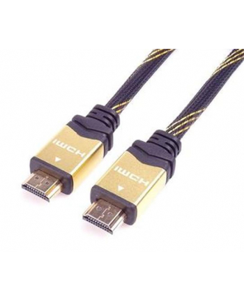 Premiumcord KABEL  Premiumcord KABEL HDMI 2.0 HIGH SPEED + ETHERNET KABEL HQ, ZLACENÉ KONEKTORY, 1M KPHDM2Q1